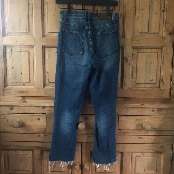 Madewell 25 Raw Hem Straight Ankle Jeans‎ - Picture 5 of 7